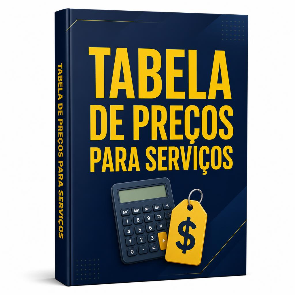 Capa do ebook Tabela de Preços para Serviços