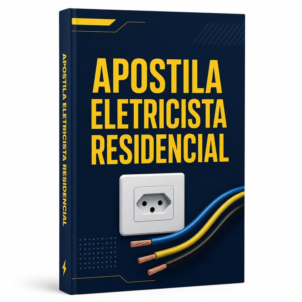 Capa do ebook Apostila Eletricista Residencial