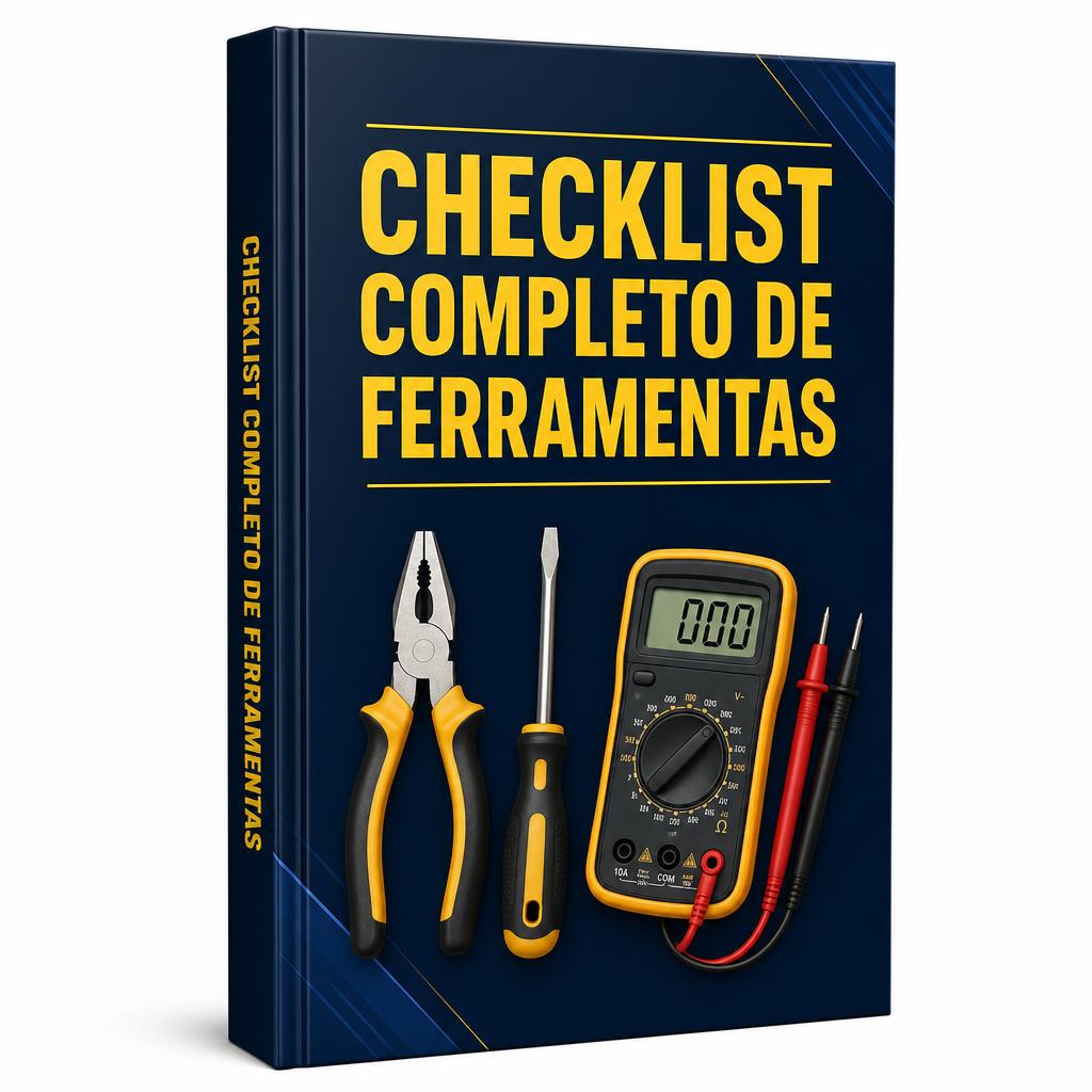 Capa do ebook Checklist Completo de Ferramentas